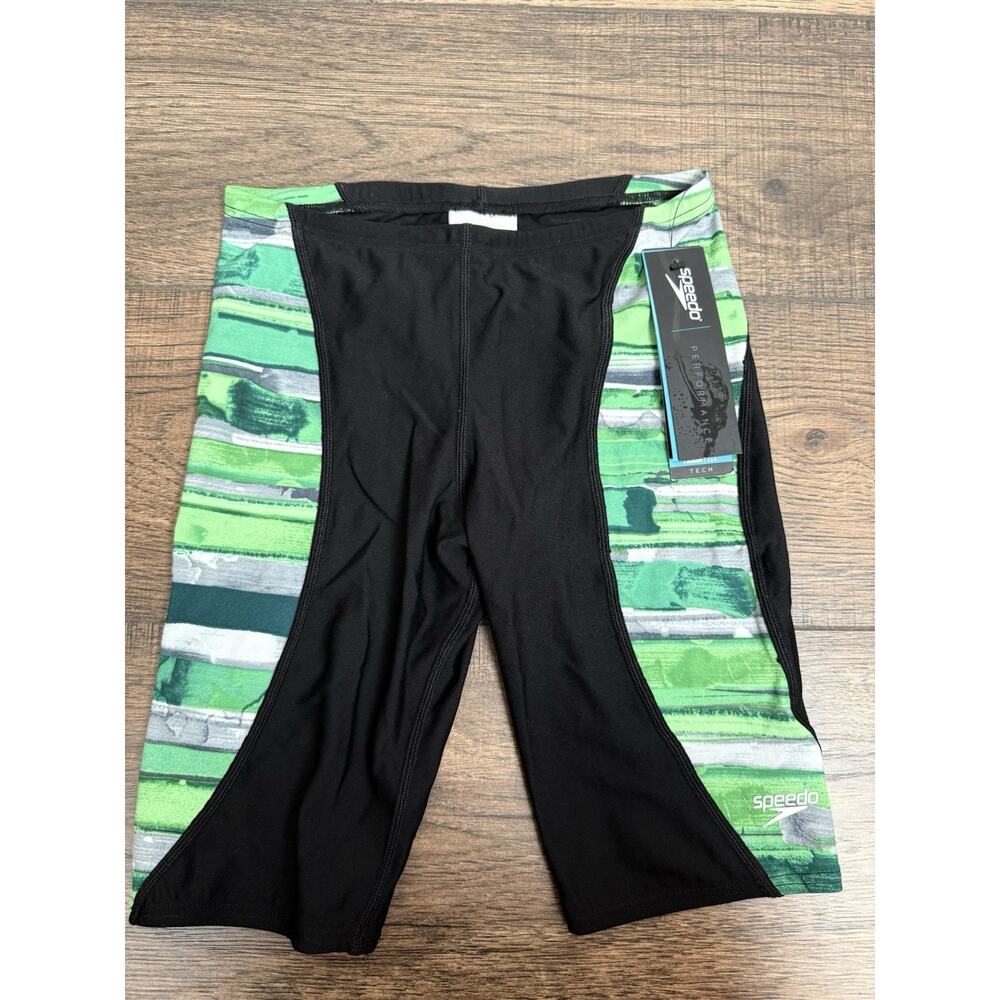 Speedo Men's Swimsuit Race Size 28 Kelly Green NWT